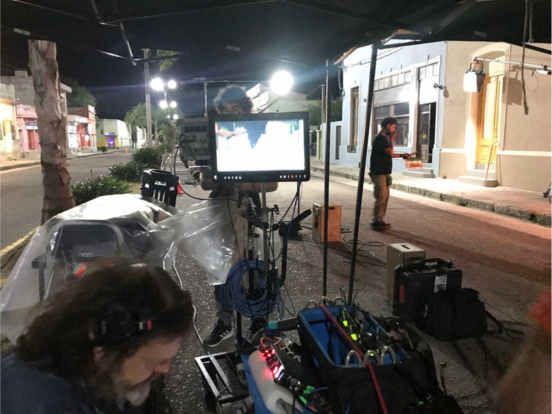 Set de filmación LA TEORÍA DE LOS VIDRIOS ROTOS