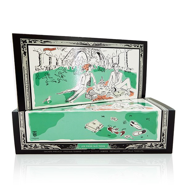 “LES PIEDS SUR TERRE” - Packaging - Cofre contenedor